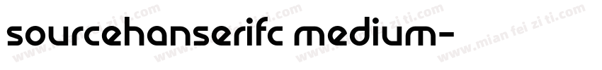 sourcehanserifc medium字体转换